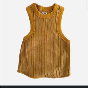 BDG Golden Ribbed Tank Top